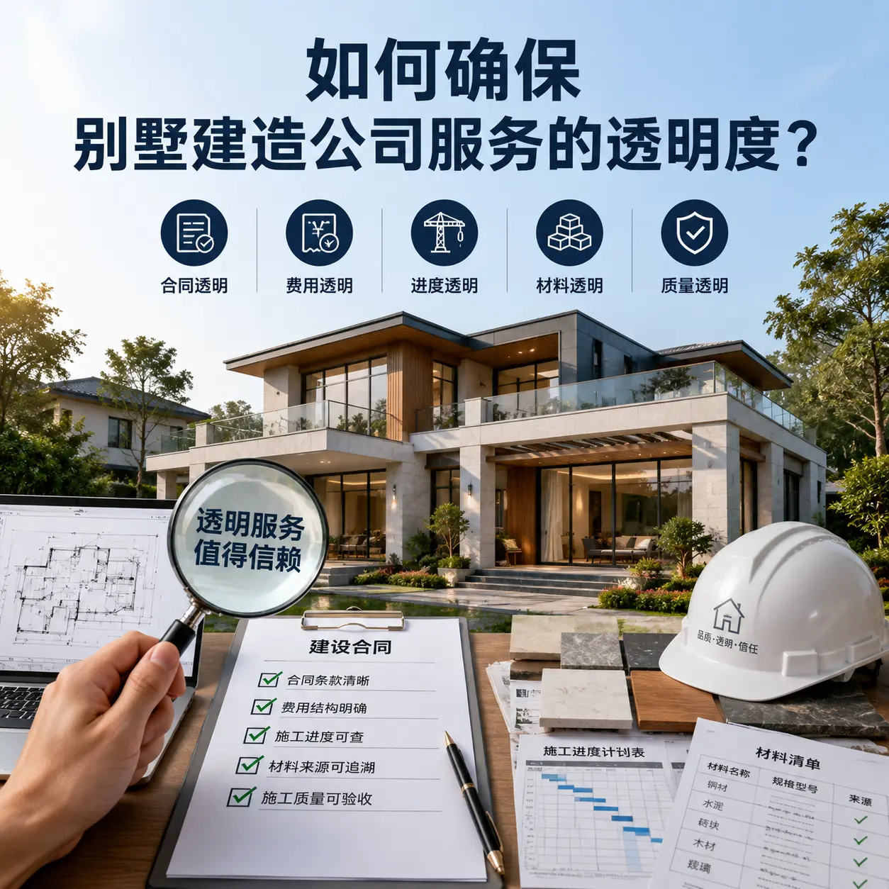 在 六枝特 如何确保别墅建造公司服务的透明度?