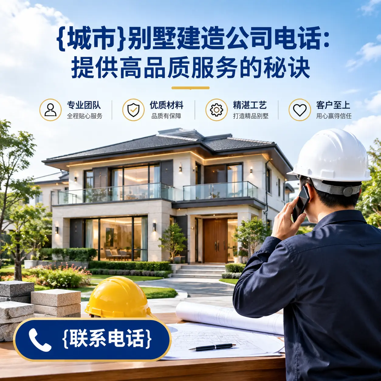 六枝特别墅建造公司电话:提供高品质服务的秘诀